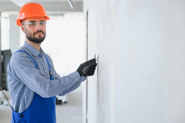 Préparation des murs en placo avant l'impression